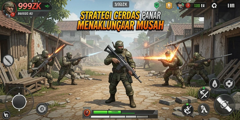 Gameplay seru di 999ZK dengan taktik pertempuran yang mendebarkan.