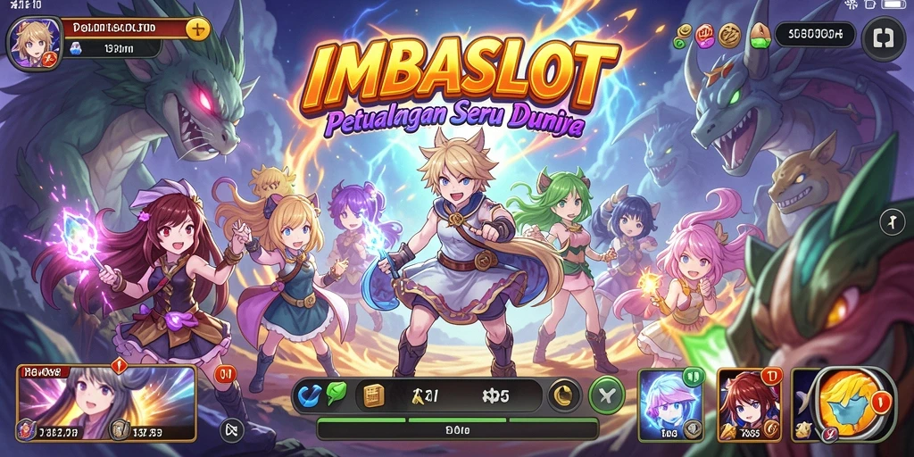 Tampilan aksi seru dalam gameplay IMBASLOT yang memikat.