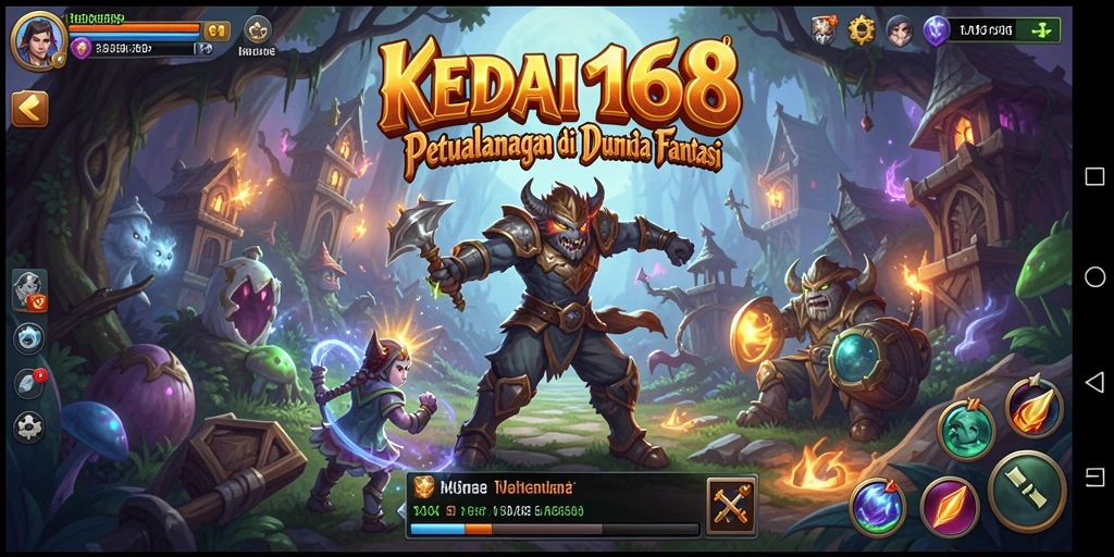 Screenshot gameplay KEDAI168 menampilkan aksi seru dalam petualangan.