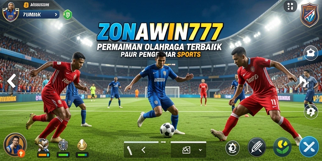 Tampilan seru gameplay <strong>ZONAWIN777</strong> dalam pertandingan olahraga.